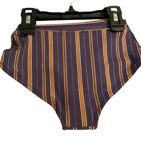 NWT EBERJEY GIRLS 2 PIECE BLUE &
BROWN “RIVERIA STRIPES DAIYA” BIKINI SET SIZE 6 - Picture 6 of 12